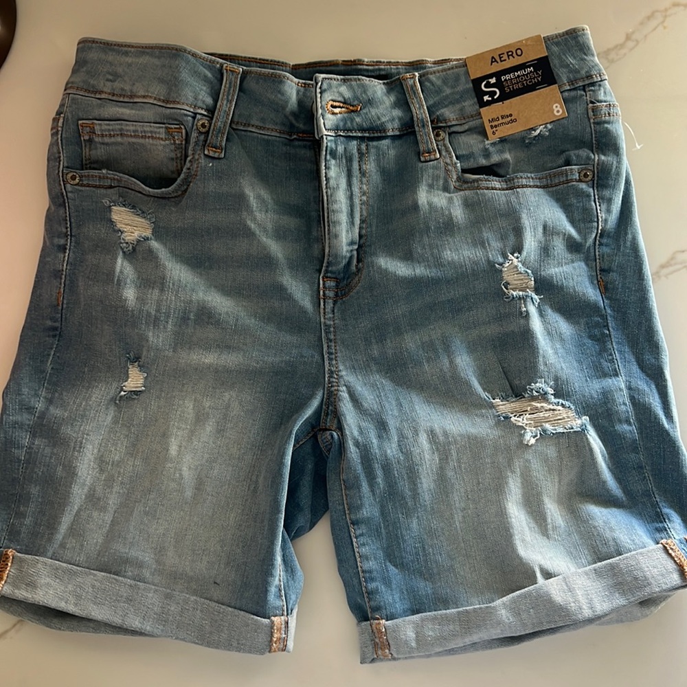 Aeropostale denim Bermuda shorts